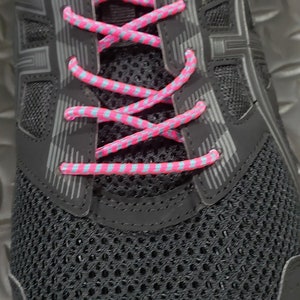 Cotton Candy NO TIE Indestructible Shock Cord Locking Elastic Shoe Laces Running Work Boots Hiking Running Kid Adult Sneaker Rugged
