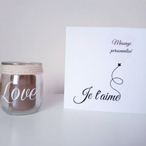 Carte à gratter personnalisée "Je t'aime" Saint-Valentin coeur rouge / Surprise image 2