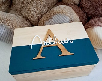 Large baby birth souvenir box / MONDIAL RELAY DELIVERY