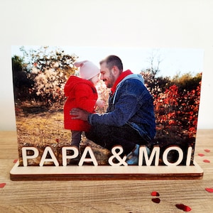 Personalized Dad Family Photo Holder