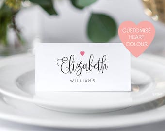 Wedding Place Cards Etsy Uk