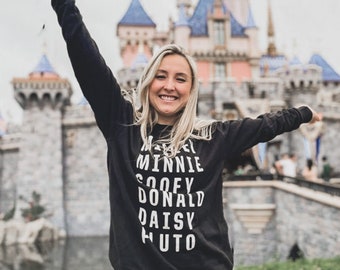 Mickey and Friends Sweatshirt, Family Matching Disney Vacation Outfit, First Disney World Trip, Disneyland Shirt for Toddler, Kids and Adult