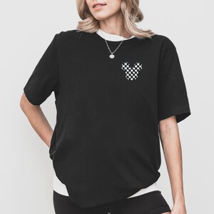 Checker Mickey Embroidered Disney Shirt, Family Matching Disney Vacation Tee, Disney World Outfit, Disneyland Shirt for Toddler, Kid, Adult