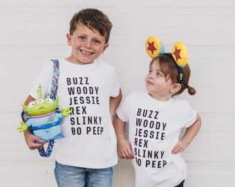 Toy Story Shirt, Family Matching Disney Vacation Tee, First Disney World Trip Outfit, Disneyland Shirt for Baby, Toddler, Kids and Adults