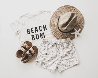 Beach Bum Toddler + Kids Tee • Summer Tee • Mommy + Me Matching Outfits • Vacation Outfit • Family Vacation Shirts