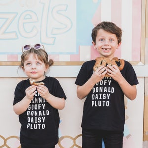 Mickey and Friends Tee, Family Matching Disney Vacation Shirt, First Disney World Trip Outfit, Disneyland Shirt for Baby, Toddler and Kids