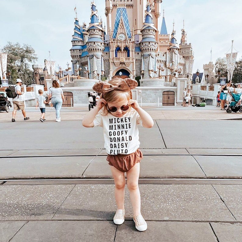 Mickey and Friends Tee, Family Matching Disney Vacation Shirt, First Disney World Trip Outfit, Disneyland Shirt for Baby, Toddler and Kids image 5