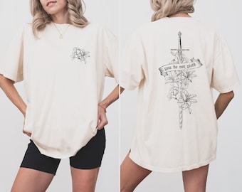 You Do Not Yield Throne of Glass Inspired Tee, Comfort Colors Unisex Shirt, Bookish Gift for Women, Booktok Shirt, Fantasy Reading T-shirt