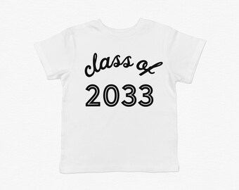 Customized Class Of Toddler + Kids Tee • Back to School Tee • First Day of Kindergarten • First Day of Homeschooling