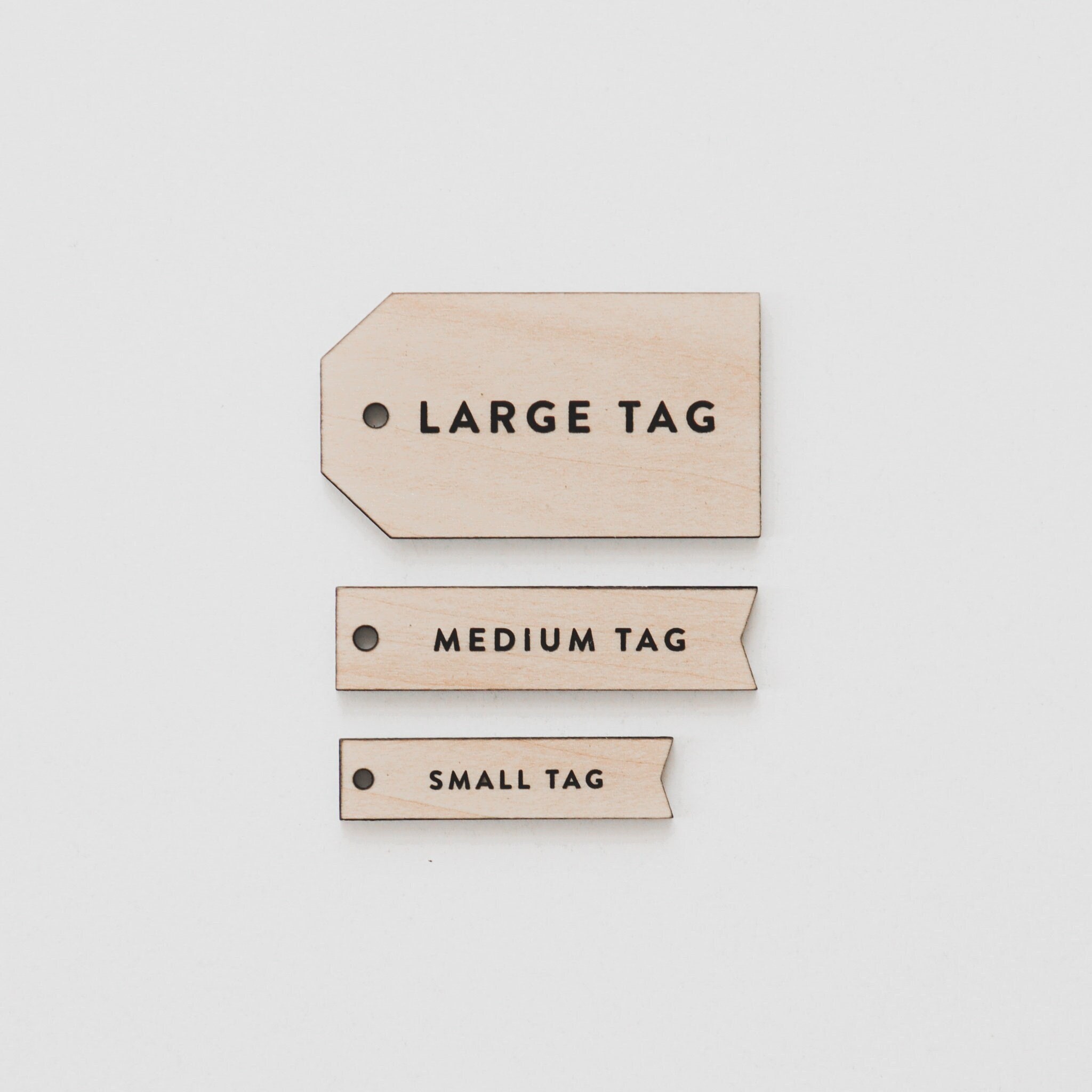 Custom Wood Tags/Labels - Digital Craft PDX