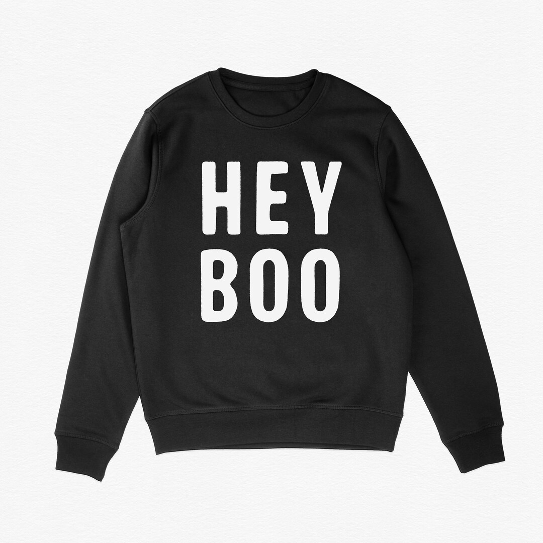 Hey Boo Halloween Sweatshirt Matching Family Halloween Sweatshirts Kids