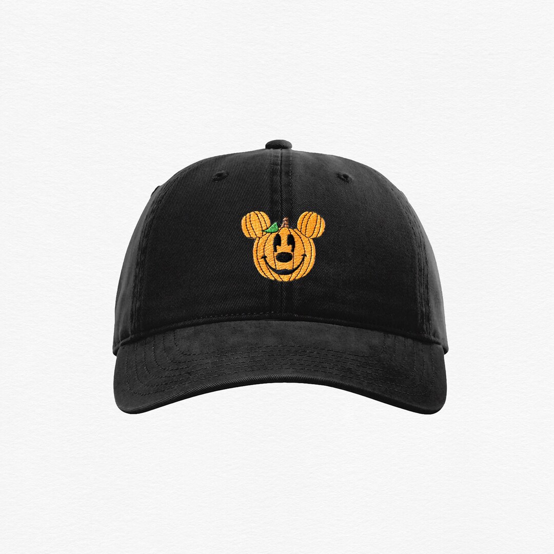 帽子 CHALLENGER MICKEY MOUSE HAND PLANT HAT L Mickey Pumpkin Embroidered Disney Hat, Disneyland Halloween