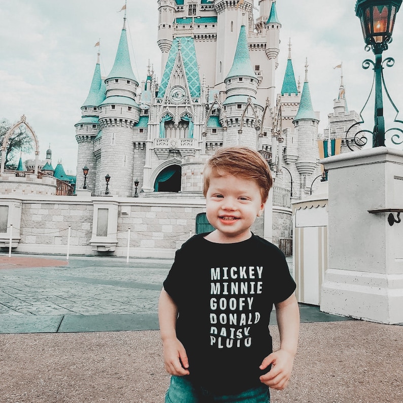 Mickey and Friends Tee, Family Matching Disney Vacation Shirt, First Disney World Trip Outfit, Disneyland Shirt for Baby, Toddler and Kids image 7