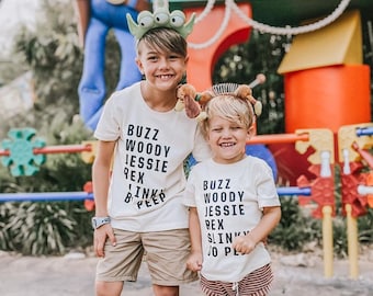 Toy Story Shirt, Family Matching Disney Vacation Tee, First Disney World Trip Outfit, Disneyland Shirt for Baby, Toddler, Kids and Adults