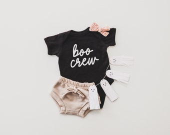 Boo Crew Baby Bodysuit • Baby's First Halloween • Fall Baby Shower Gift • Fall Clothes for Baby • Halloween Baby Shower
