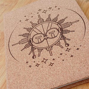 Clair Obscur Expédition 33 Esquie Notebook Bullet Journal Cork