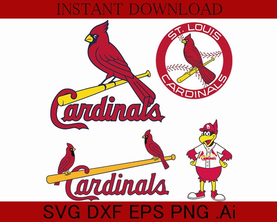 Download St. Louis Cardinals SVG Files PNG DXF Files Baseball Svg ...