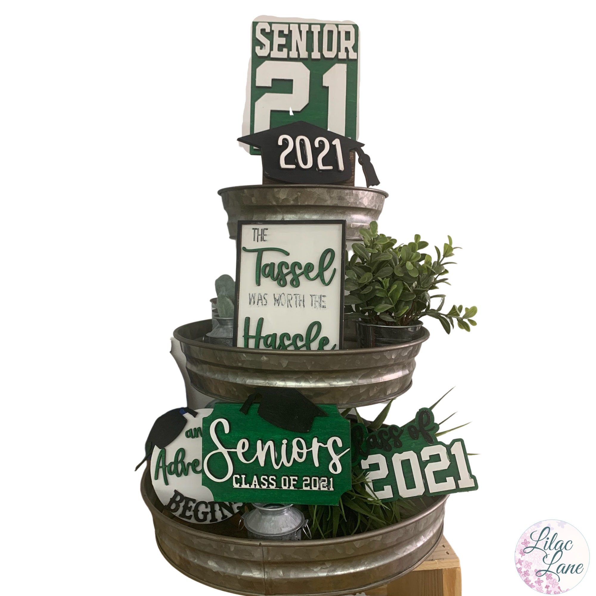 Graduation Tiered Tray Kit Seniors Graduation DIY Etsy