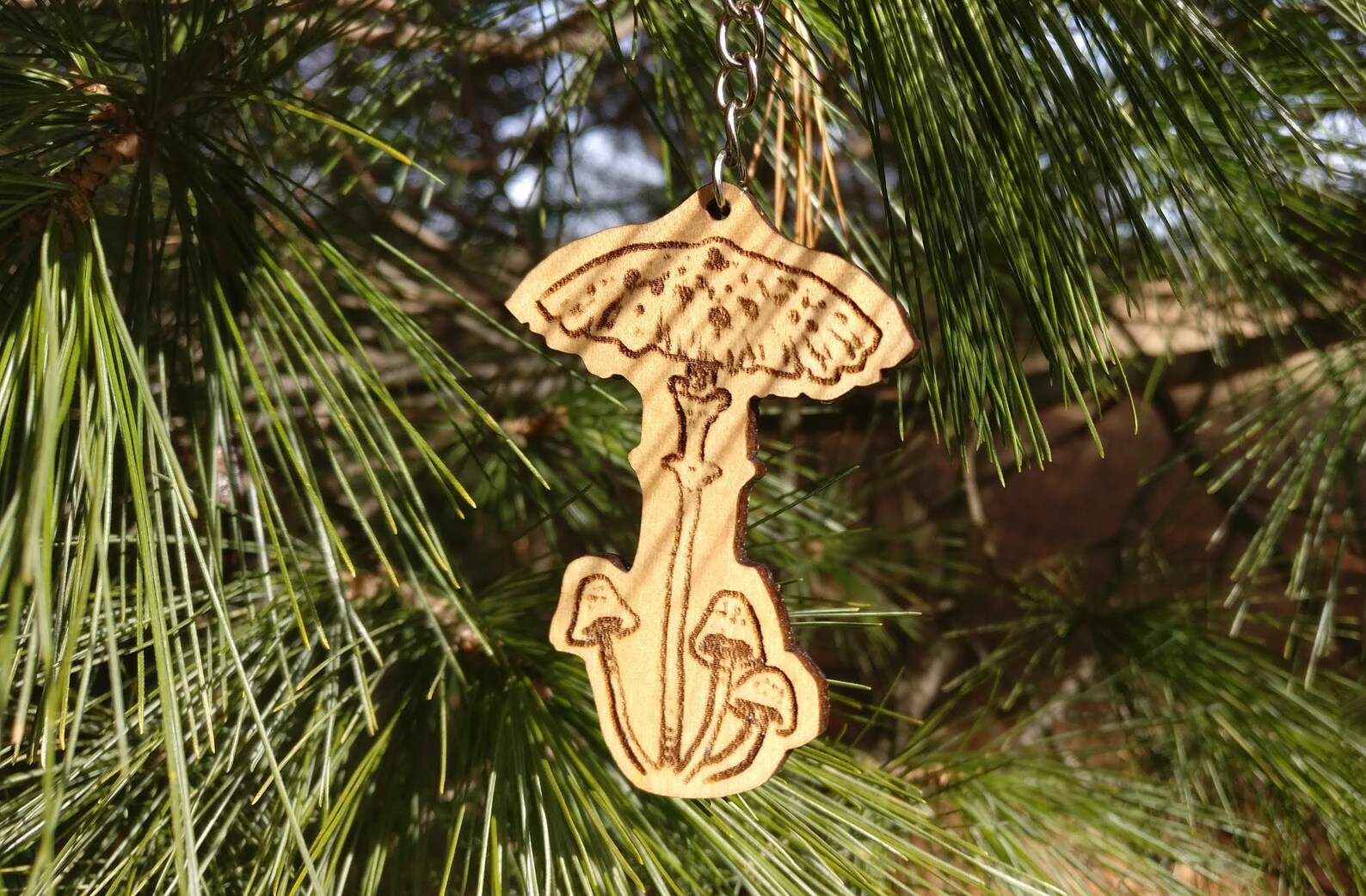Mushroom Keychain Etsy