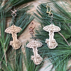 Mushroom Keychain