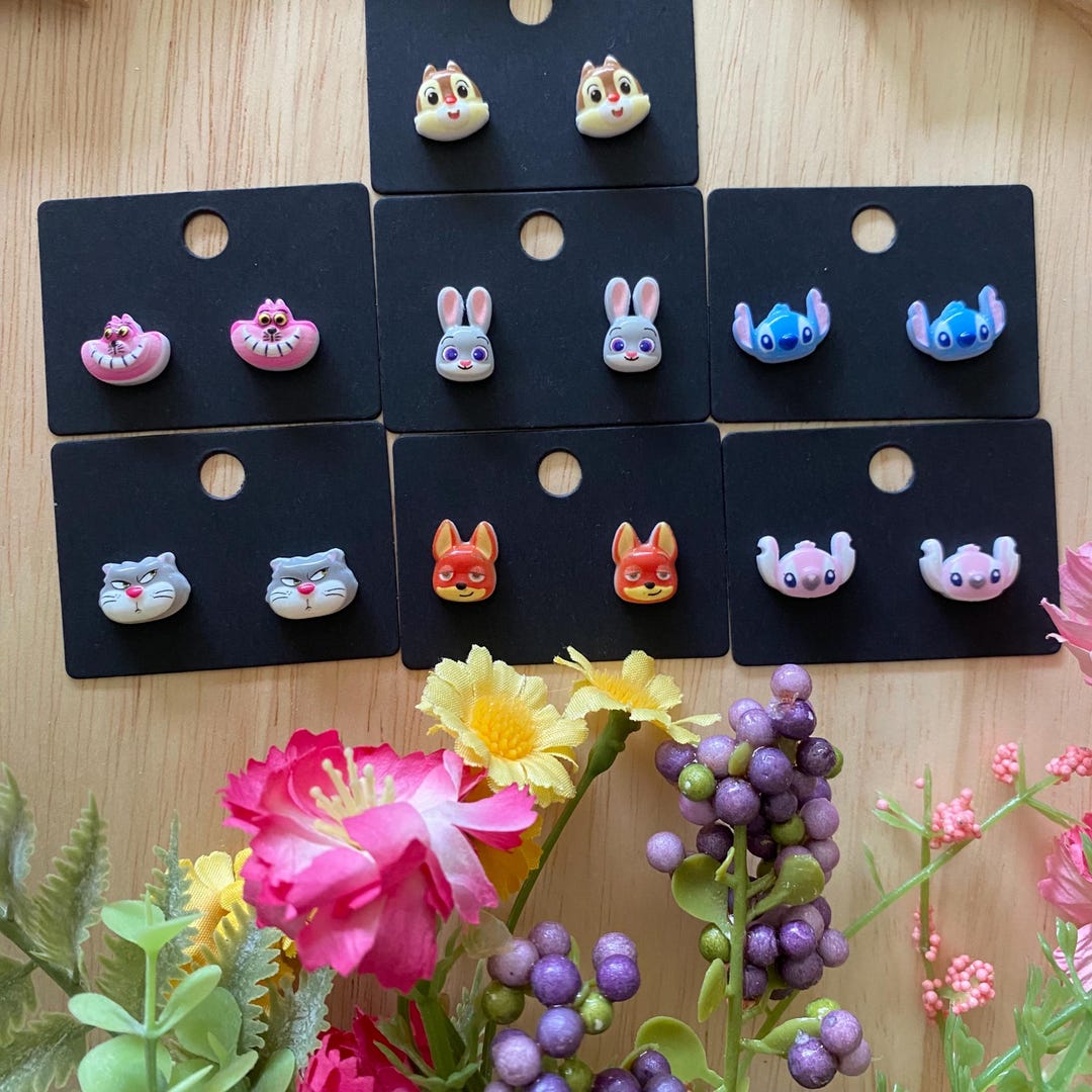 Disney and Pixar Character Earrings - Etsy