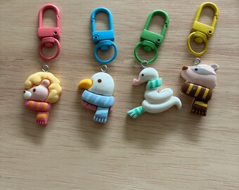 Wizard School Mascot Keychains