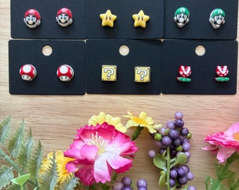 Super Mario Earrings