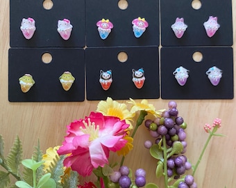 Sanrio Ice Cream Stud Earrings