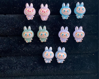 Cute Mischievous Monsters Stud Earrings