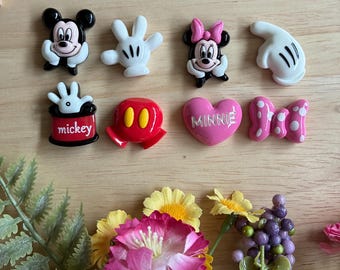 Mickey and Minnie Inspired Mini Charm Set