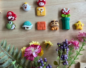 Super Mario Inspired Mini Charm Set
