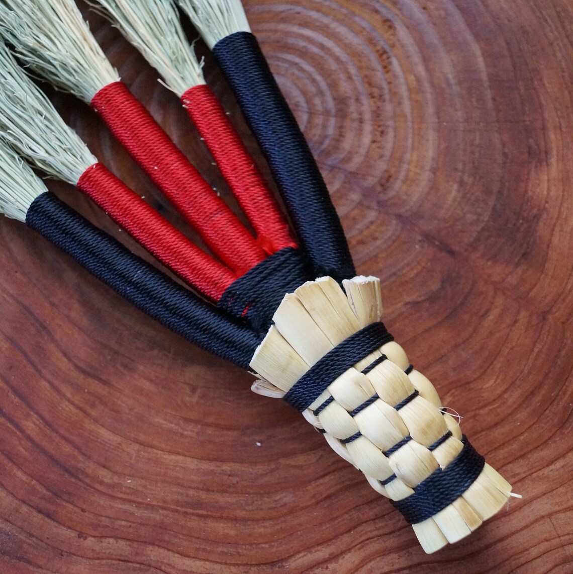 Byrd's Broom Co. Whisk Broom Handmade Folk Art Natural Etsy