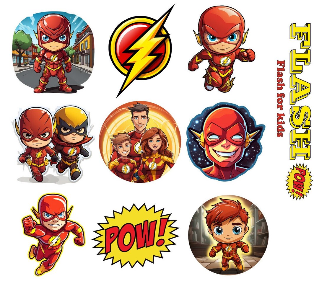 Flashpoint Sticker The Flash Stickers, Laptop Decals, Phone, Car, Water Bottle - Etsy
