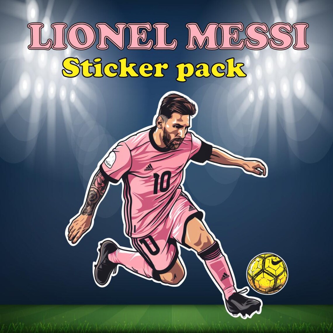 Football, Sport, FIFA, US Team, Socer, Inter Miami, MLS, Stickers for ...