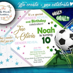 Custom Invitation,Sibling Birthday Invitation, Double Birthday Invitation, Dual Combined Twins Birthday Invitation, Personalized,Any themes