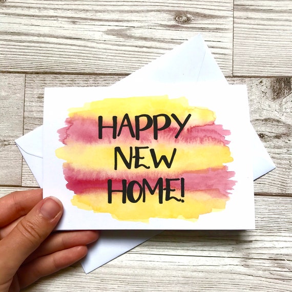 Congratulations You/'ve Bought Your First Home Funny New Home Card Blue Beryl