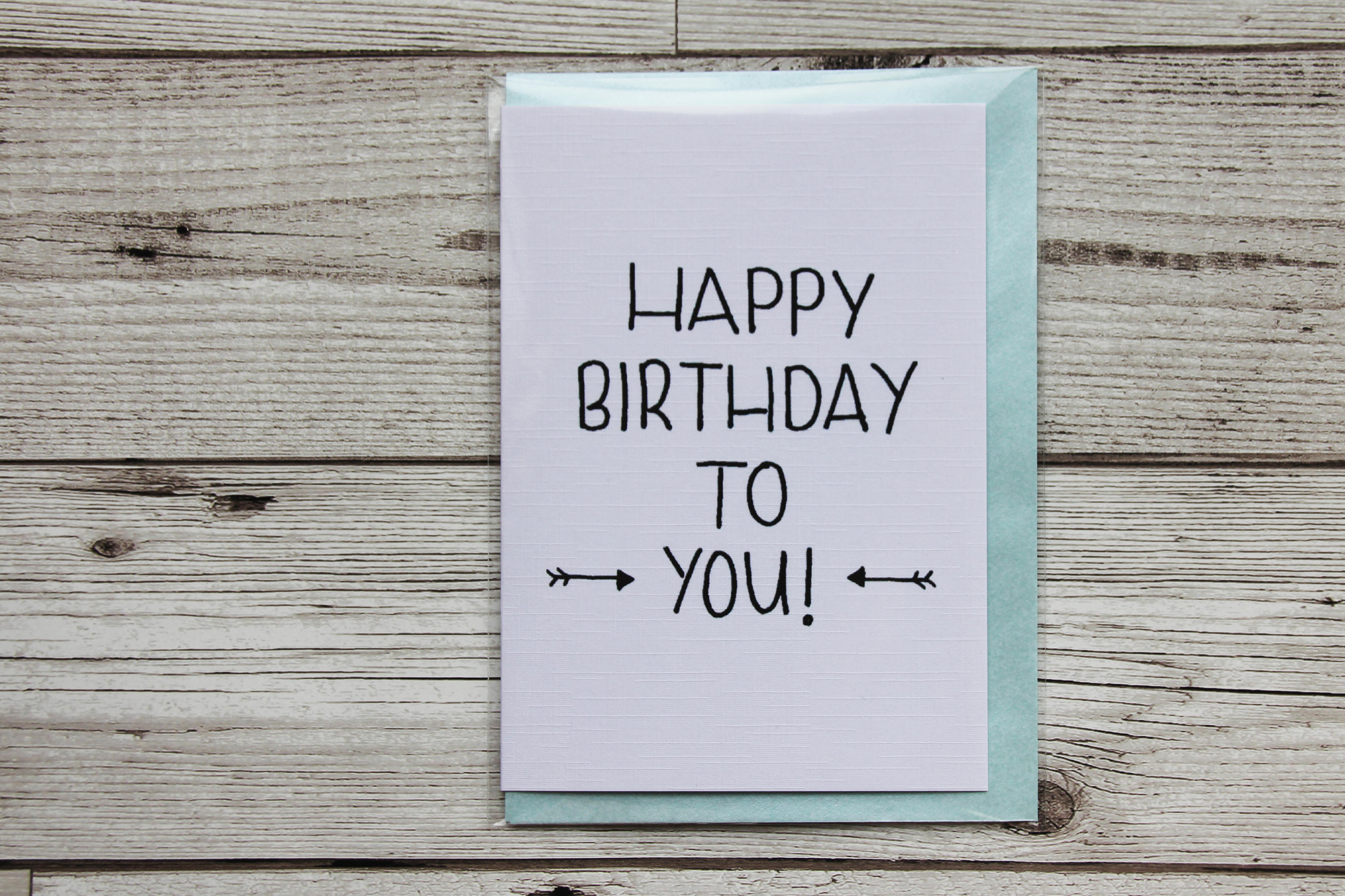 Minimalist Birthday Card General Birthday Card Simple Etsy