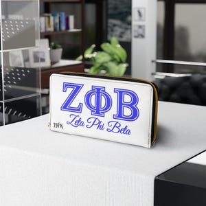 Cartera con cremallera personalizada Zeta