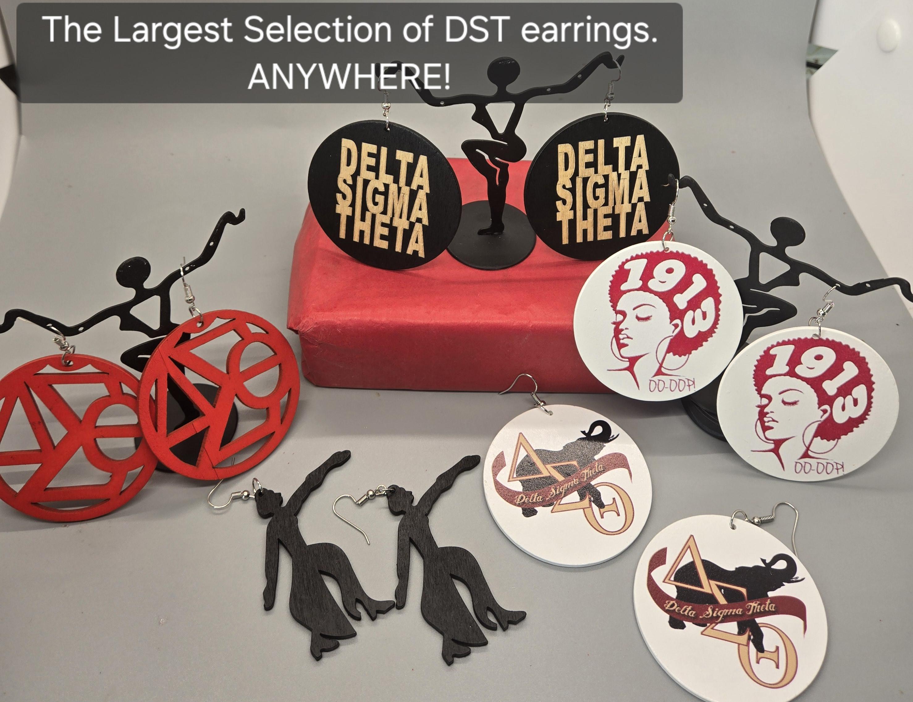 Delta Sigma Theta Earrings