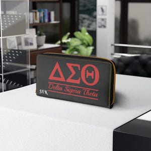 Carteira com zíper personalizada DST