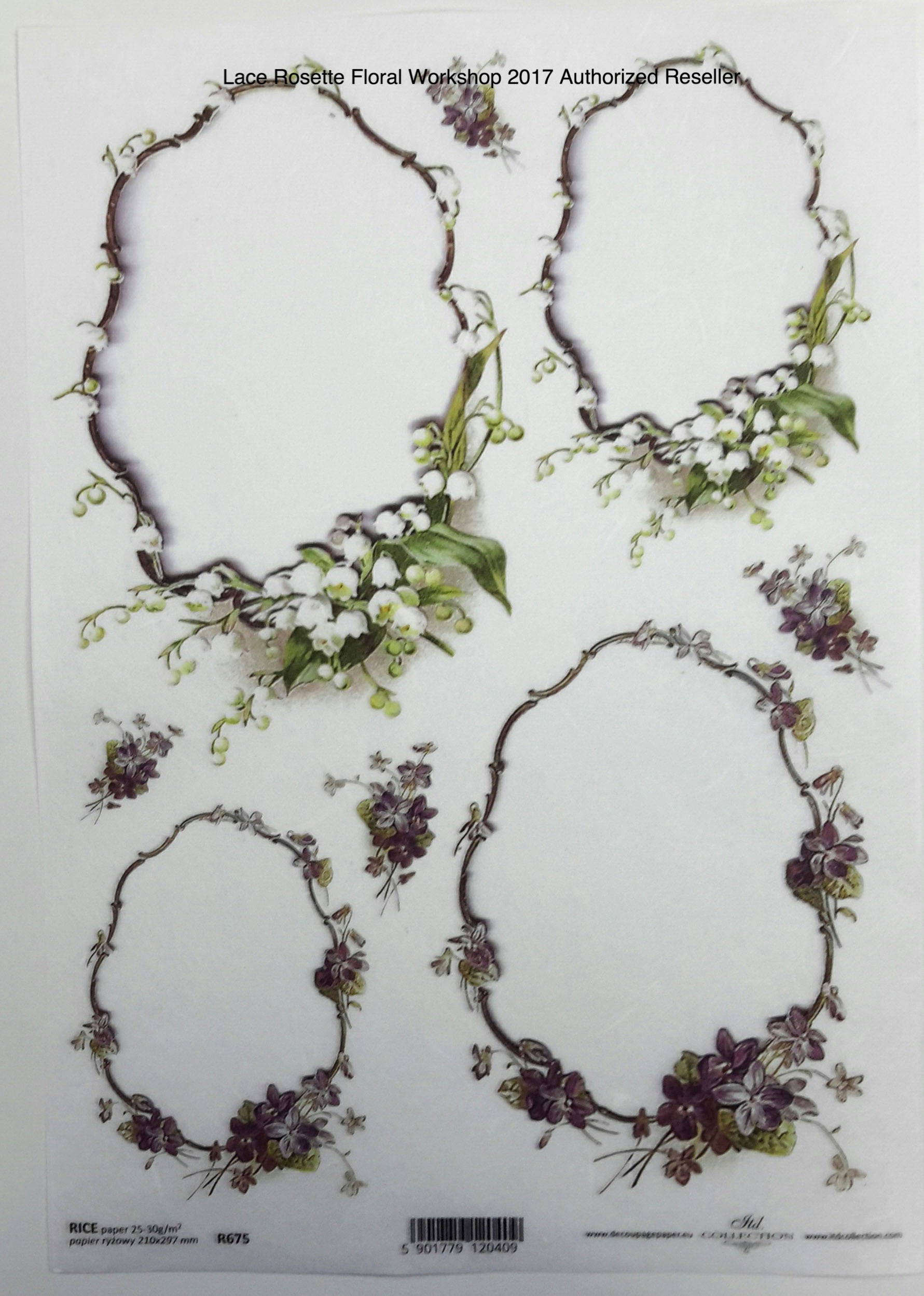 Papel De Arroz Para Decoupage A4 De Stamperia - Rosas Y Música, Pasiones DFSA4539 - México
