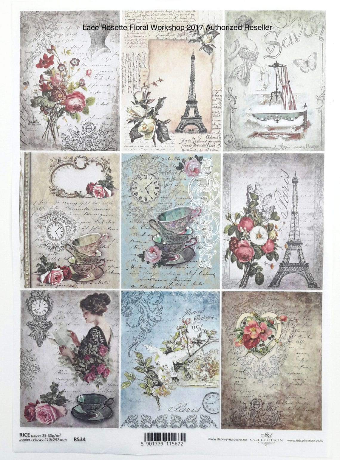 Decoupage Rice Paper Sheets A4 Size 210mm X 297mm Set 5 Etsy Australia
