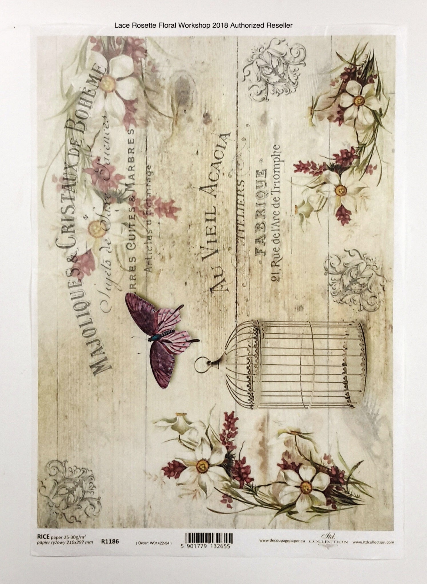 Decoupage Rice Paper Sheets A4 Size 210mm X 297mm Set 11 Listed Price