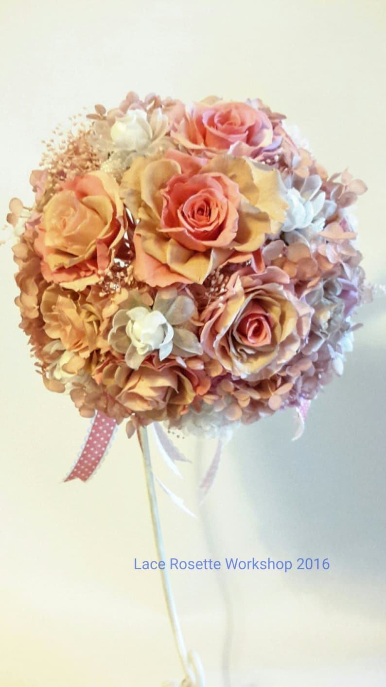 Preserved Flower wedding bouquet stand excluded