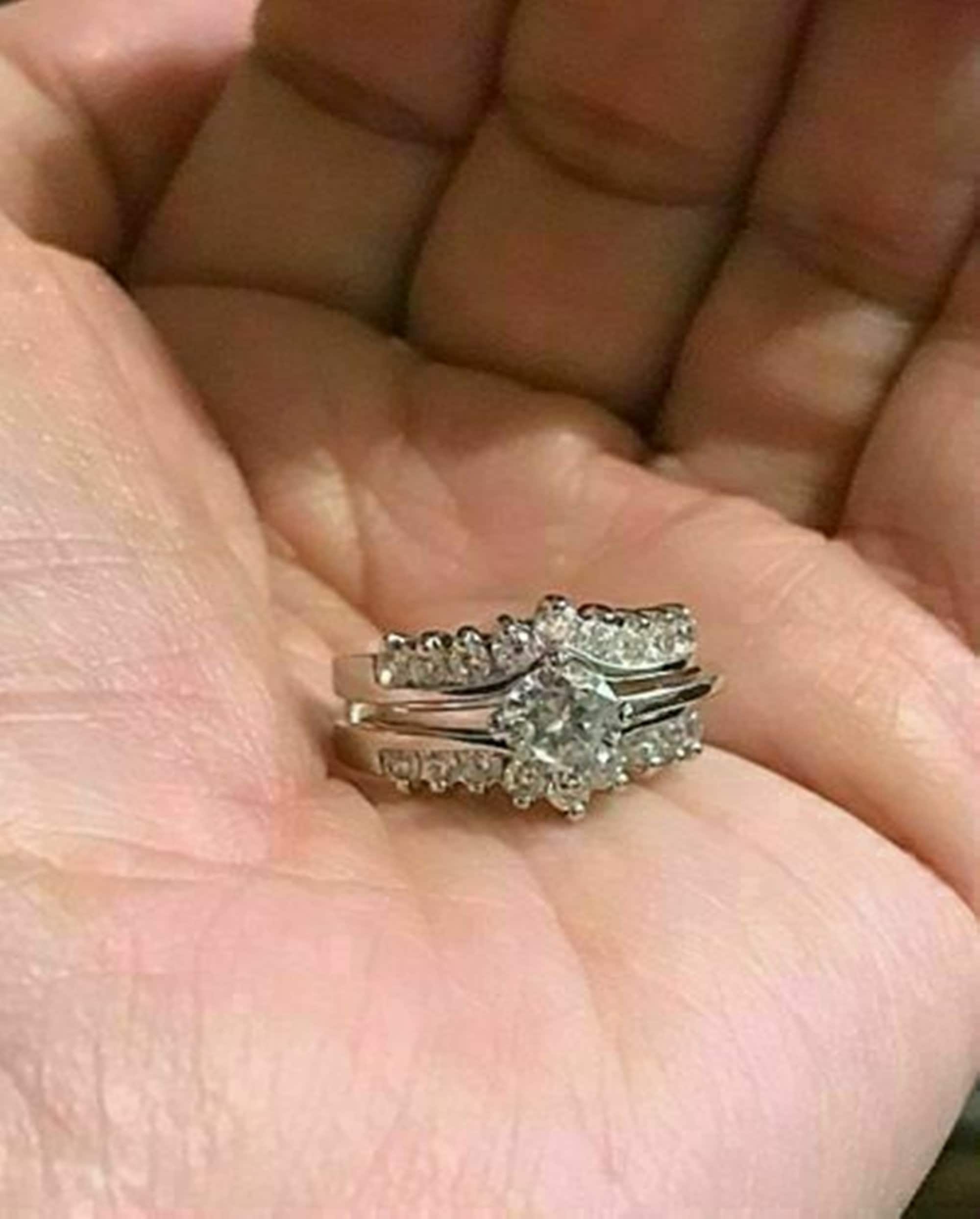 Round Cut Diamond Enhancer Guard Ring/ Wrap Guard Band/ Etsy