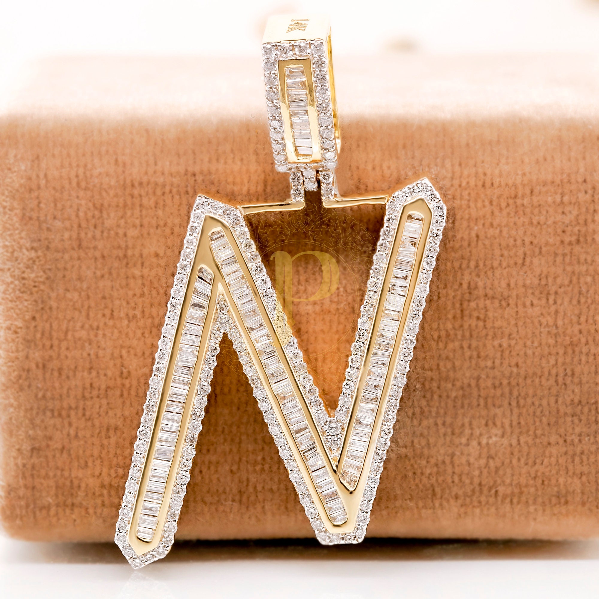 Alphabet Initial Letter n Pendant 