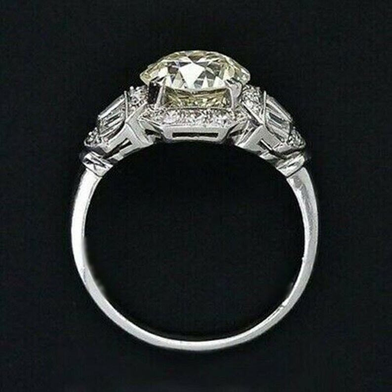 Old European Cut Diamond Vintage Ring Seven Stone Ring Woman/'s Art Deco Engagement Ring Antique Edwardian Ring Anniversary Gift Ring