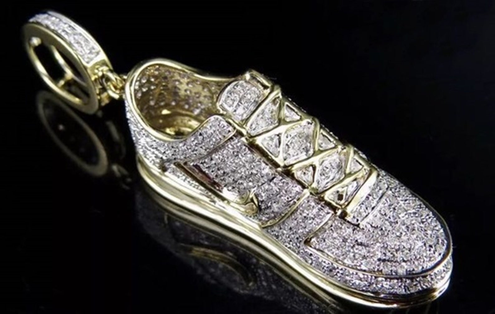 af1 white gold chain