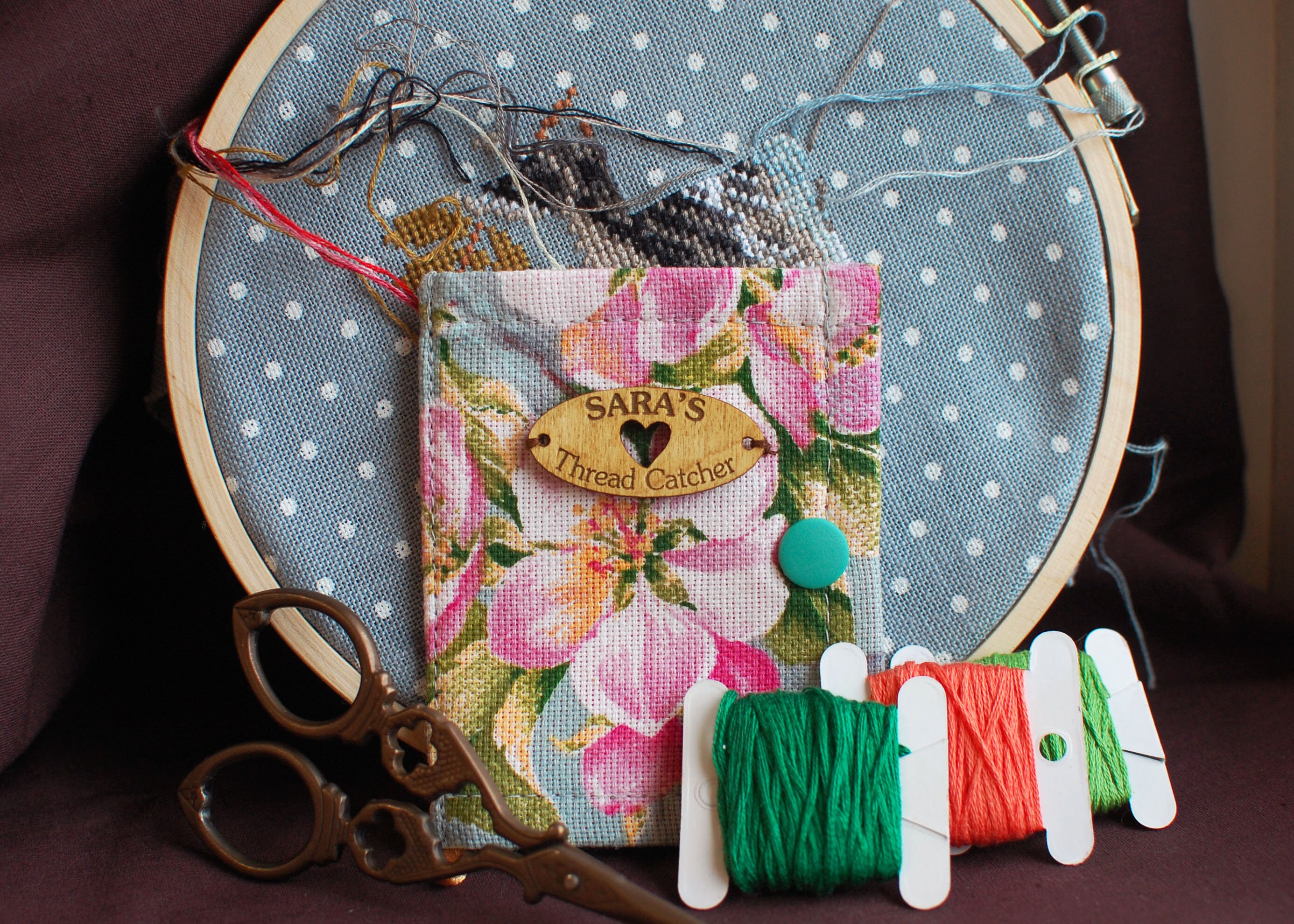 Embroidery organize cross stitch tools storage Sewing gift Etsy