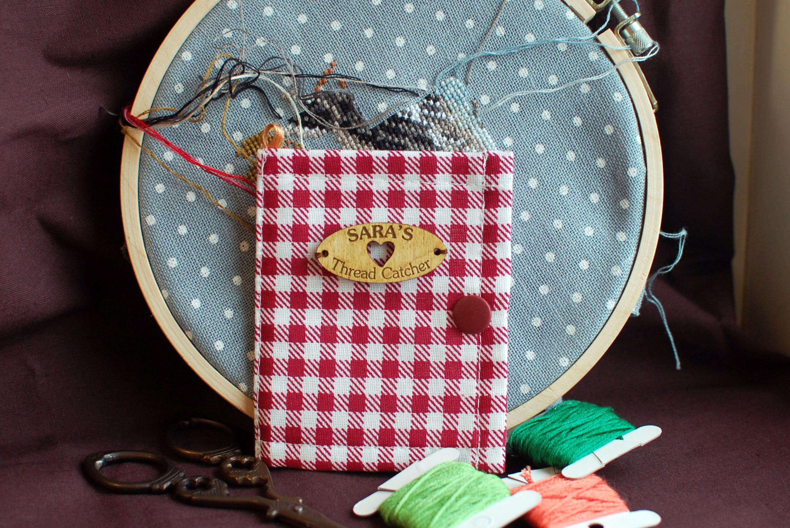 Embroidery organize cross stitch storage Sewing gift Thread | Etsy